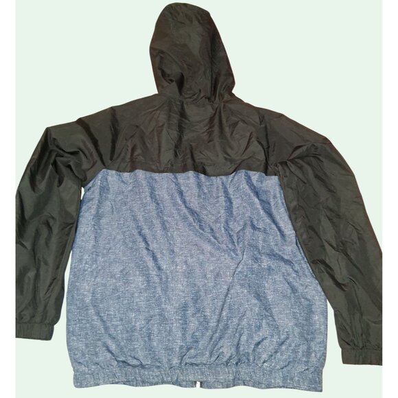 ONeill TRVLR Kids Hooded Jacket Large Black & Blue Nylon - Picture 7 of 9